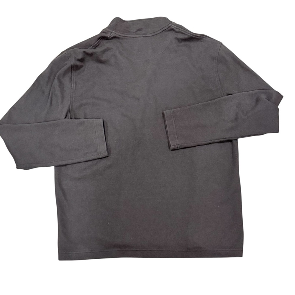 Joseph Abboud Men's XL 1/4 Zip Brown Sweater - Picture 3 of 5